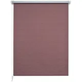 LIEDECO Seitenzugrollo Klemmfix-Thermo-Rollo Bambus Optik, Liedeco, verdunkelnd, ohne Bohren, Klemmfix braun 80 cm x 150 cm