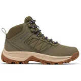 Columbia Damen Transverse Hike Waterproof Wanderstiefel, Stone Green/Raw Honey, 38 EU