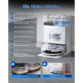 Ecovacs Deebot T50 Max Pro Omni weiß