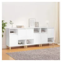VidaXL Sideboards 3 Stk. Weiß 60x35x70 cm Holzwerkstoff