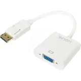 Logilink CV0059B Displayport-Adapter 15,00 cm Weiß