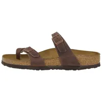 Birkenstock Mayari geöltes Nubukleder normal Damen Pantolette braun 38 EU