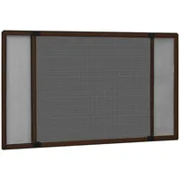 VidaXL Ausziehbarer Insektenschutz für Fenster Braun (100-193)x75 cm