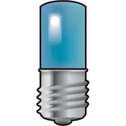 Niko Züblin 170-37002 E10 Kontrollleuchte mit blauer LED für 6 A Taster oder Anzeigeeinheiten 17037002