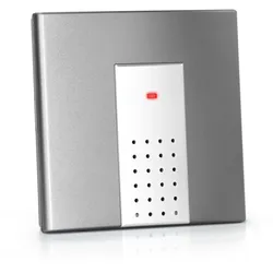 HEIDEMANN Funkempfänger HX Square - Erweiterbare Klingel - Batteriebetrieben - Funk Klingel Empfänger - HX Türklingel - anthrazit