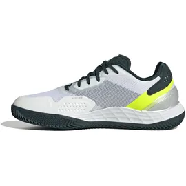 adidas Defiant Speed 2 Clay Tenis Shoes, FTWR White/Aurora ivy/FTWR White, 40 2/3