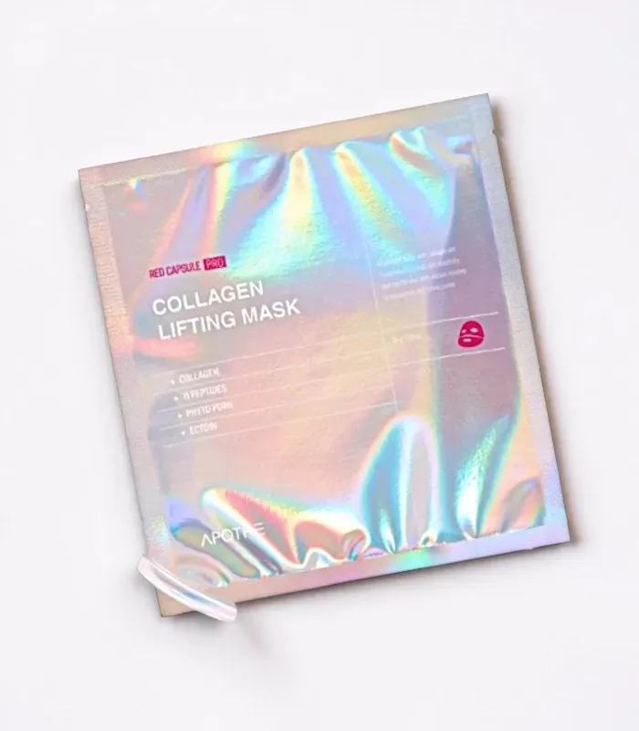 Apothe Red Capsule Pro-Collagen Lifting Mask – Tuchmaske für straffe Haut 1Stk/34g