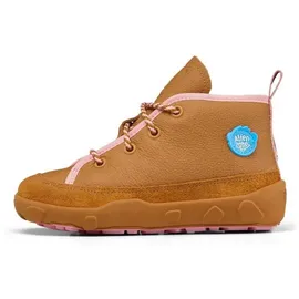 Affenzahn Winterschuh Leder Easy für Kinder, braun, Größe 28 EU