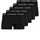 JACK & JONES Herren Boxershort 5er Pack JACHUEY TRUNKS 5 Einheiten & Black - 2XL