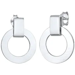 Elli Ohrstecker Kreis Rund Modern 925 Silber silberfarben Damen 