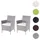 MCW Hamar Gartensessel 59 x 60 x 83 cm grau/creme 2 St.