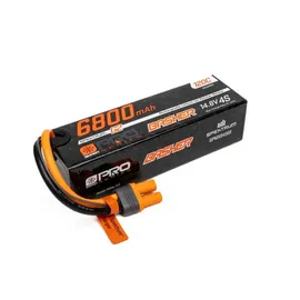 Spektrum 14.8V 6800mAh 4S 120C Smart G2 Pro Basher LiPo Battery: IC5