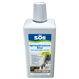 Söll 80694 SpringbrunnenKlar, 1 l (für 10.000 l) - Springbrunnenreiniger speziell für außen/gegen Algen und Kalk/für Brunnen Dekobrunnen Zierbrunnen