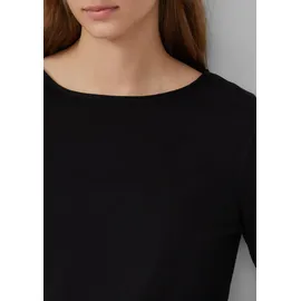 s.Oliver Feinstrickpullover mit Rollkanten Schwarz 34