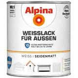 Alpina Weißlack für Außen 750 ml seidenmatt