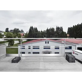 mauderer alutechnik Flachdachsicherung NEO 30 10 m Set 5 m Geländerlänge Metall
