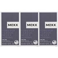 3 x Mexx Forever Classic Never Boring for him EDT Natural Spray jeweils 30ml