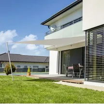 WINDHAGER Sonnensegel Cannes 5 x 5 x 5 m, cream