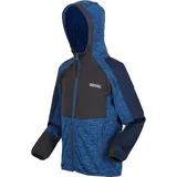 Regatta Strickfleecejacke für Kinder Dissolver VI mit Kapuze, Farbe:Blau, Kinder Größen:140 - 140