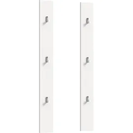 MID.YOU Garderobenpaneel 2er-Set Weiß