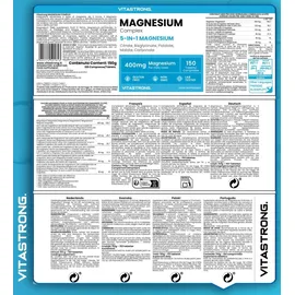 vitastrong Magnesium Komplex 5-in-1 Tabletten 150 St.