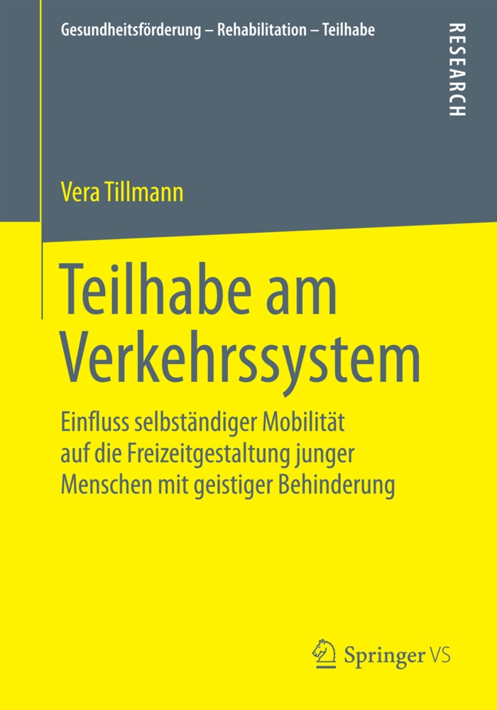 Teilhabe Am Verkehrssystem - Vera Tillmann  Kartoniert (TB)