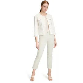 Betty Barclay Damen Casual-Hose mit Stickerei Weiß 40