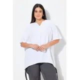 Ulla Popken Musselin-Bluse weiß 46/48