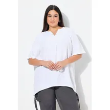 Ulla Popken Musselin-Bluse weiß 46/48