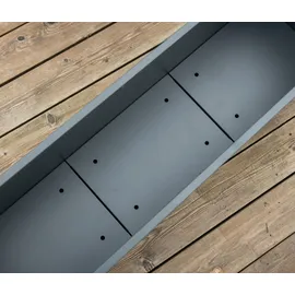 Westmann Talus Pflanzkübel 100 x 25 x 52 cm Anthrazit