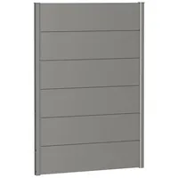 Biohort Sichtschutz, Grau, Metall, 96x137x4.4 cm, Sonnen- & Sichtschutz, Sichtschutz Garten, Paravents outdoor