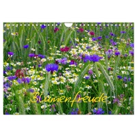 Calvendo Blumenfreude (Wandkalender 2024 DIN A4 quer), CALVENDO Monatskalender