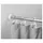 Umbra 1012687-666 Duschvorhangshaken Chrom, Weiß