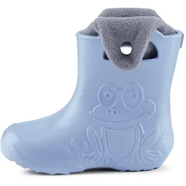 Ladeheid Eva Kinder Jungen Mädchen Gummistiefel Regenschuhe gefüttert Regenstiefel Gummischuhe LA-CA-04 (Hellblau, 34/35 Eu) - 34/35