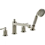 GESSI Venti20 4-Loch-Wannenarmatur, mit Auslauf, Umsteller, - Gessi