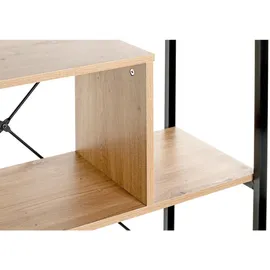 Haku-Möbel Bücherregal 84 x 35 x 163 cm Schwarz