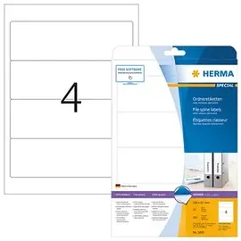 Herma Ordneretiketten 5095 Weiß 61 x 192 mm 100 St.