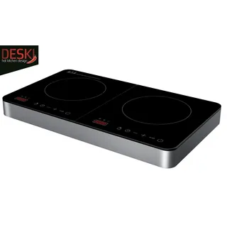 expo-bˆrse gmbh DESKI Doppel Induktionskochfeld mit Touch Display elektrisch 2 x ÿ22 cm