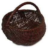 e-wicker24 Alles aus Weide Gartenkorb aus Weide 2 Stück im Set, Obstkorb, Weidenkorb, Korb zum Obst- und Gemüsepflücken