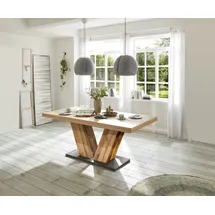 Mäusbacher Komfort 2.0 Esstisch Holzwerkstoff V-Form ausziehbar