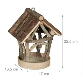 Relaxdays 10037628 Vogelhäuschen