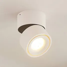 ARCCHIO Rotari 1-flg. 10 cm dimmbar Aluminium/weiß