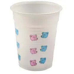 Mundspülbecher Cups 180 ml aus Kunststoff in verschiedenen Farben