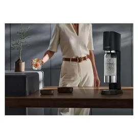 Sodastream ENSO Schwarz + PET-Flasche + Zylinder