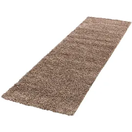 Ayyildiz Teppiche Life Shaggy 1500 Hochflorteppich 80 x 150 mokka