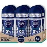 NIVEA Men Fresh Ocean Roll-On 6 x 50 ml