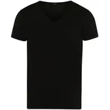 Hanro T-Shirt mit V-Ausschnitt, Black, XXL