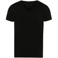 Hanro T-Shirt mit V-Ausschnitt, Black, XXL