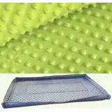 Matte für einen Meerschweinchen- oder Kaninchenkäfig, 120x90, wasserdicht, hellgrün