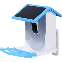 dobar Vogel-Futterhaus EAZY mit Solarpanel und Wifi-Kamera